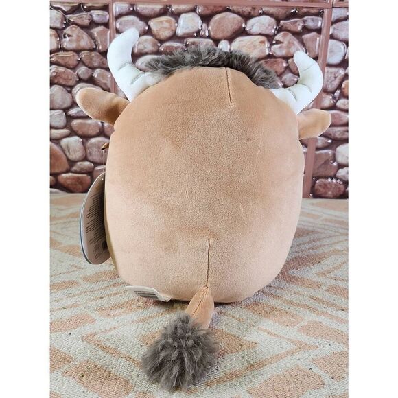 SQUISHMALLOW 7.5" SHEP THE LONGHORN HIGHLAND COW BULL #B4 - Picture 3 of 6